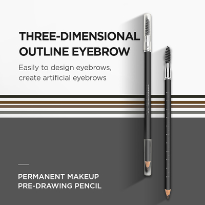 कस्टम निजी स्थायी मेकअप उपकरण लंबे समय तक चलने वाली आइब्रो पेंसिल